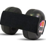 Ems for Kids Baby Earmuffs - Black with Black Headband