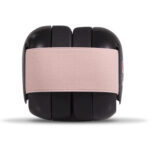Ems for Kids Baby Earmuffs - Black with Coral