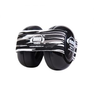 Black Ems for Bubs Baby Earmuffs - Black Oyster Pearl