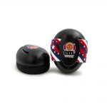 Ems for Kids Baby Earmuffs - Black with StarsnStripes