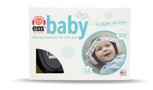 Black Baby Earmuffs in Box